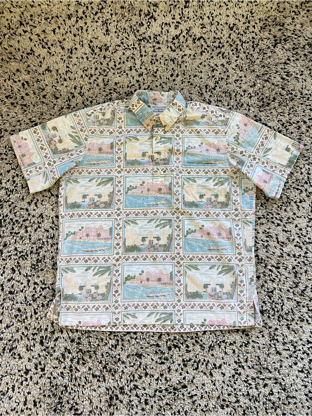 Reyn Spooner Dietrich Varez Collection Popover Shirt Hawaiian Aloha Men’s XL